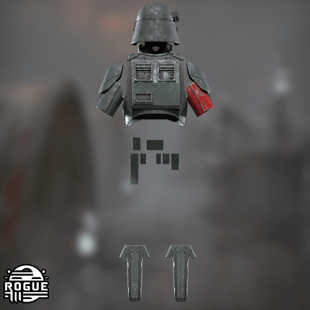 Mud Trooper Armor Set 3d model