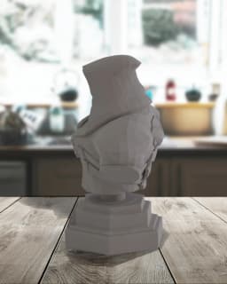 Reaper Bust Statue Figurine 3d model