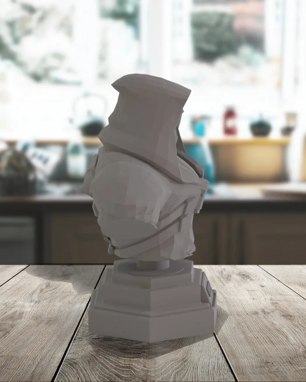 Reaper Bust Statue Figurine 3d model
