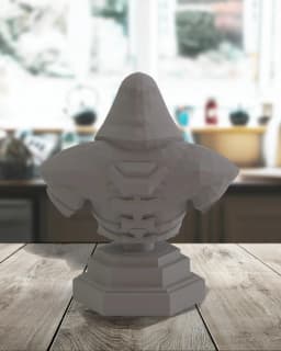 Reaper Bust Statue Figurine 3d model