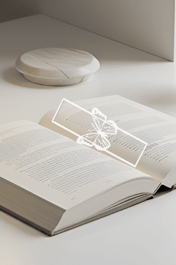 Butterfly Bookmark, Creativity Bookmark, Gift Idea 3d model