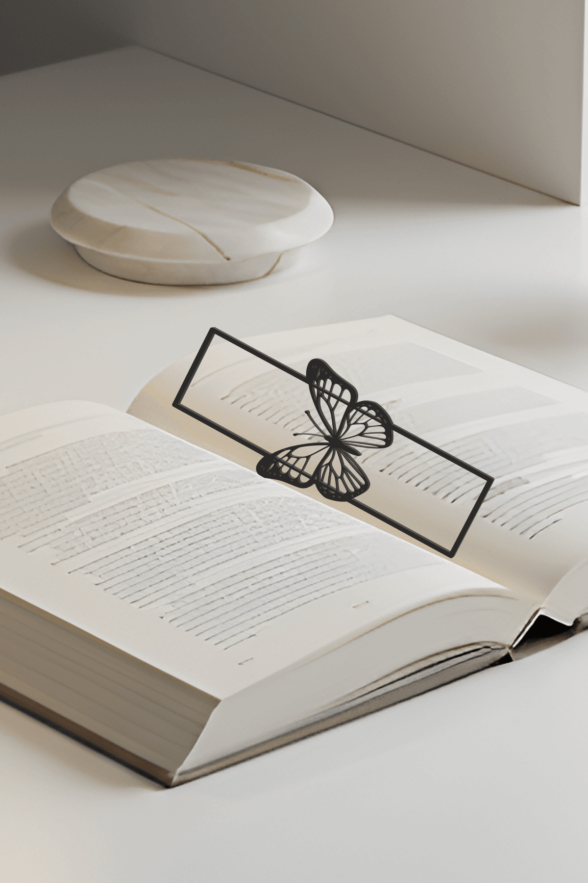 Butterfly Bookmark, Creativity Bookmark, Gift Idea 3d model