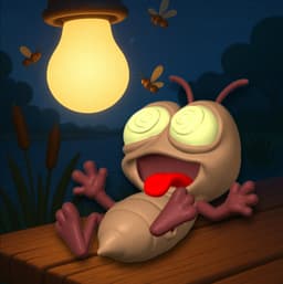 Rocking Wobble Bug Funny Insect Figurine Toy 3d model