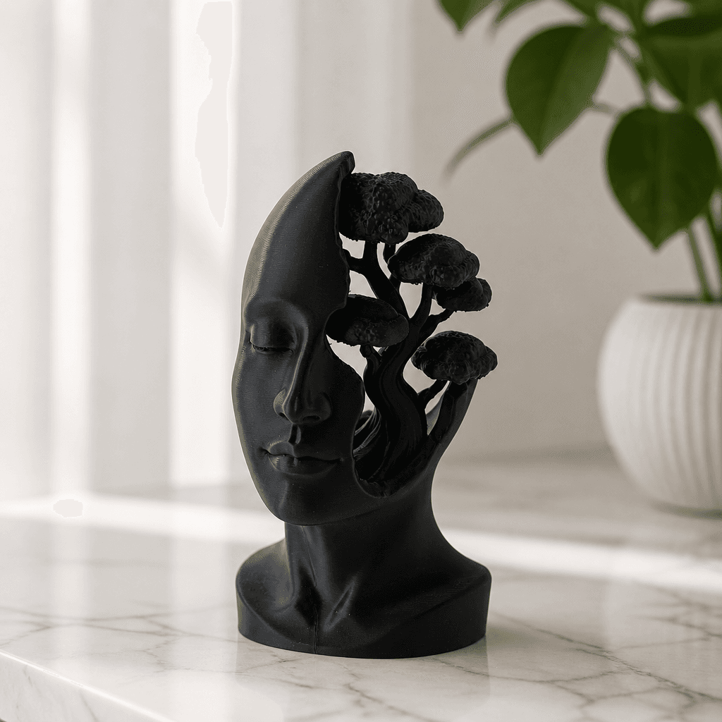 Tree Of Mind - Artistic Abstract Bust 3d model