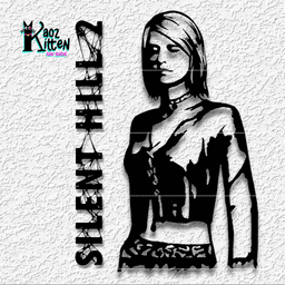 silent hill 2 wall art mary / maria character decor 2 files 3d model