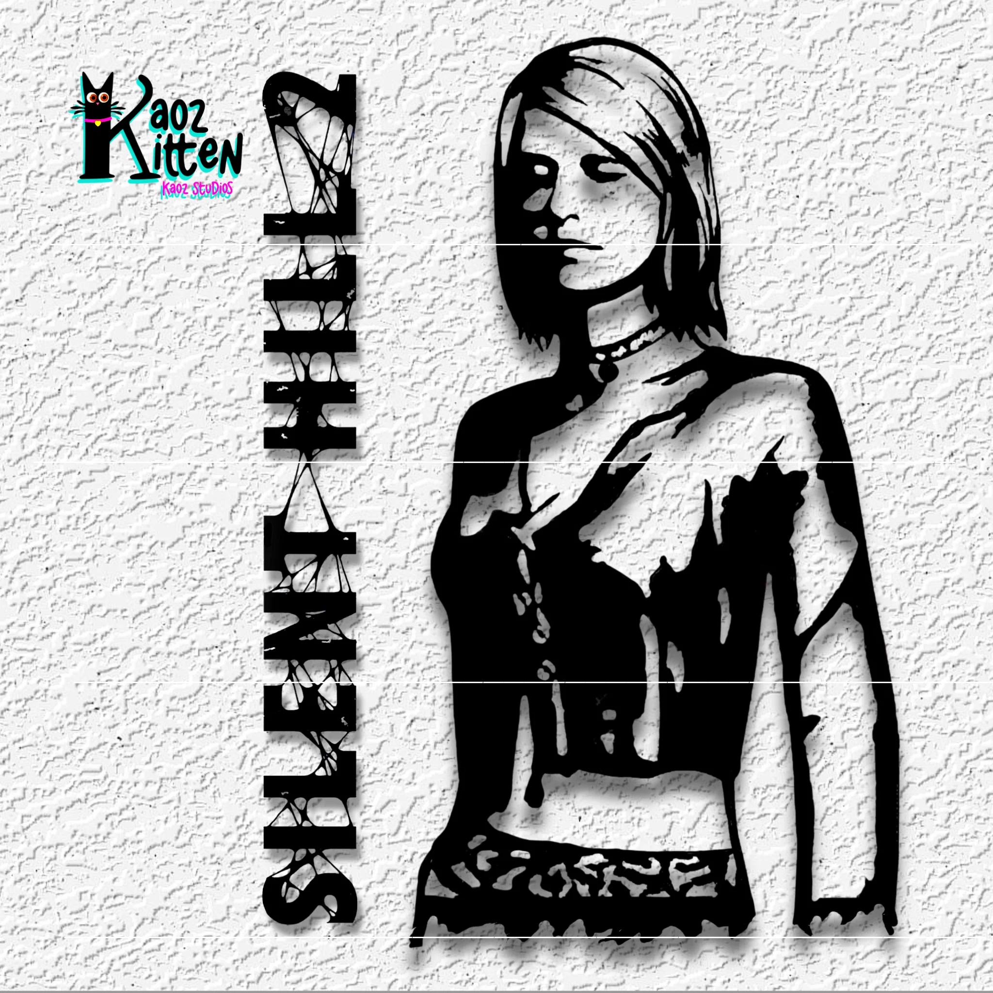 silent hill 2 wall art mary / maria character decor 2 files 3d model