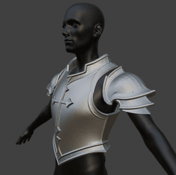 Templar Armor & Pauldrons 3d model