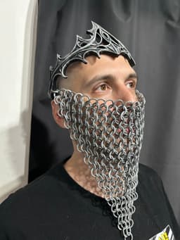 Chainmail Veil Crown 3d model
