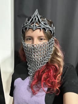 Chainmail Veil Crown 3d model