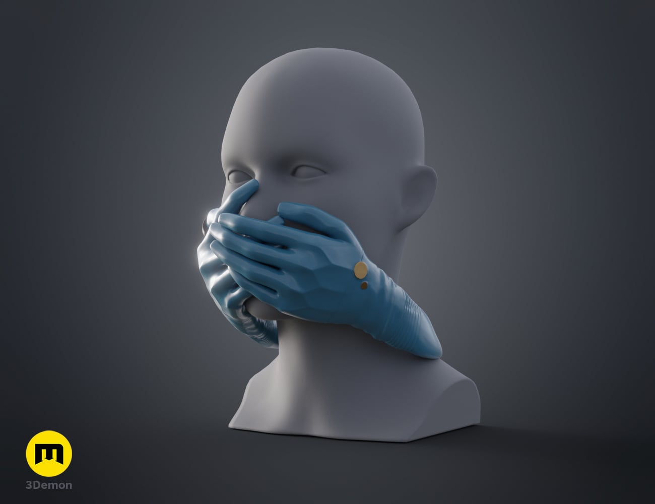Death Stranding 2 Fragile Gloves Mask 3d model