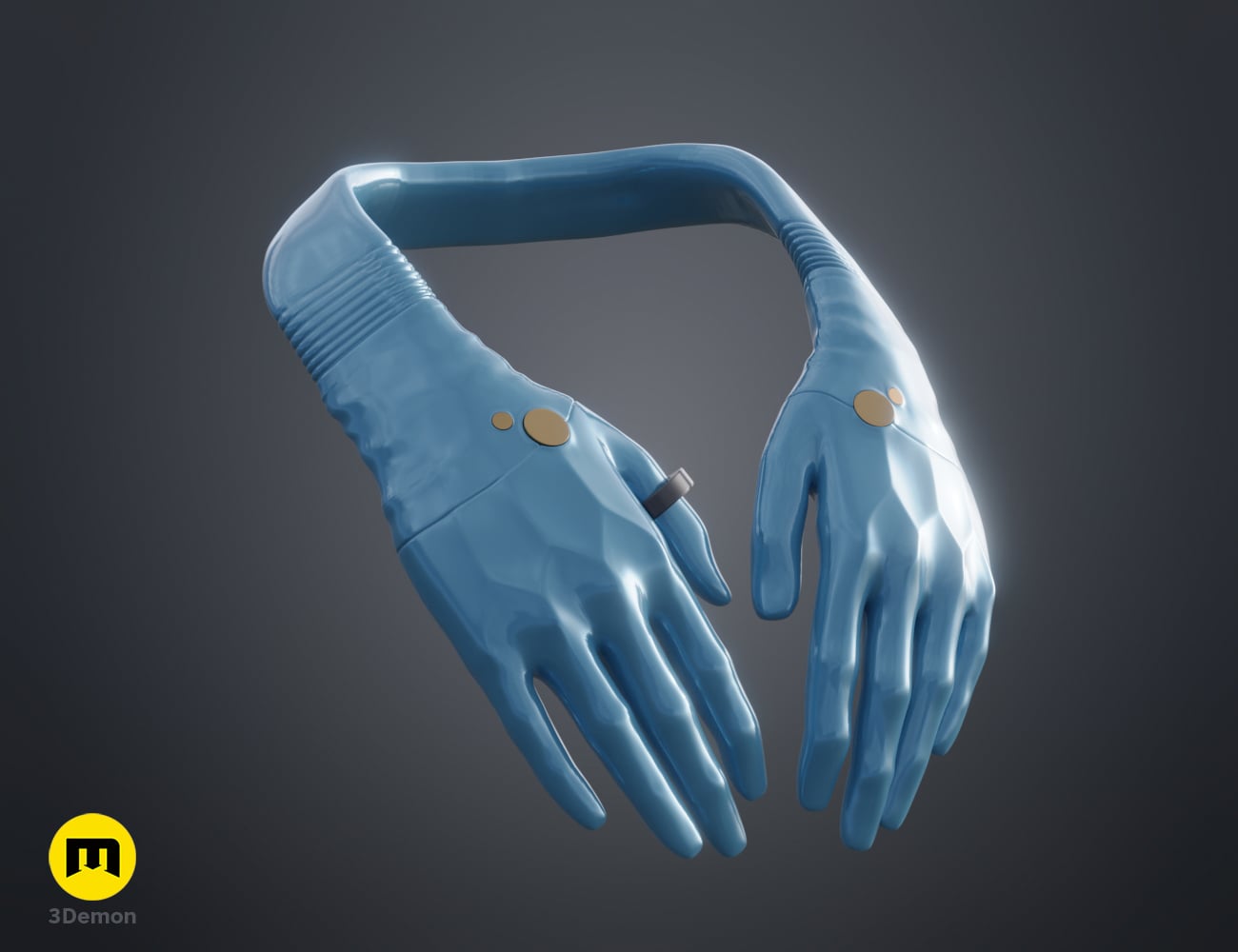 Death Stranding 2 Fragile Gloves Mask 3d model