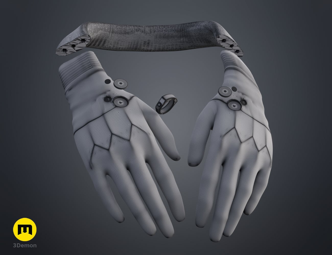 Death Stranding 2 Fragile Gloves Mask 3d model