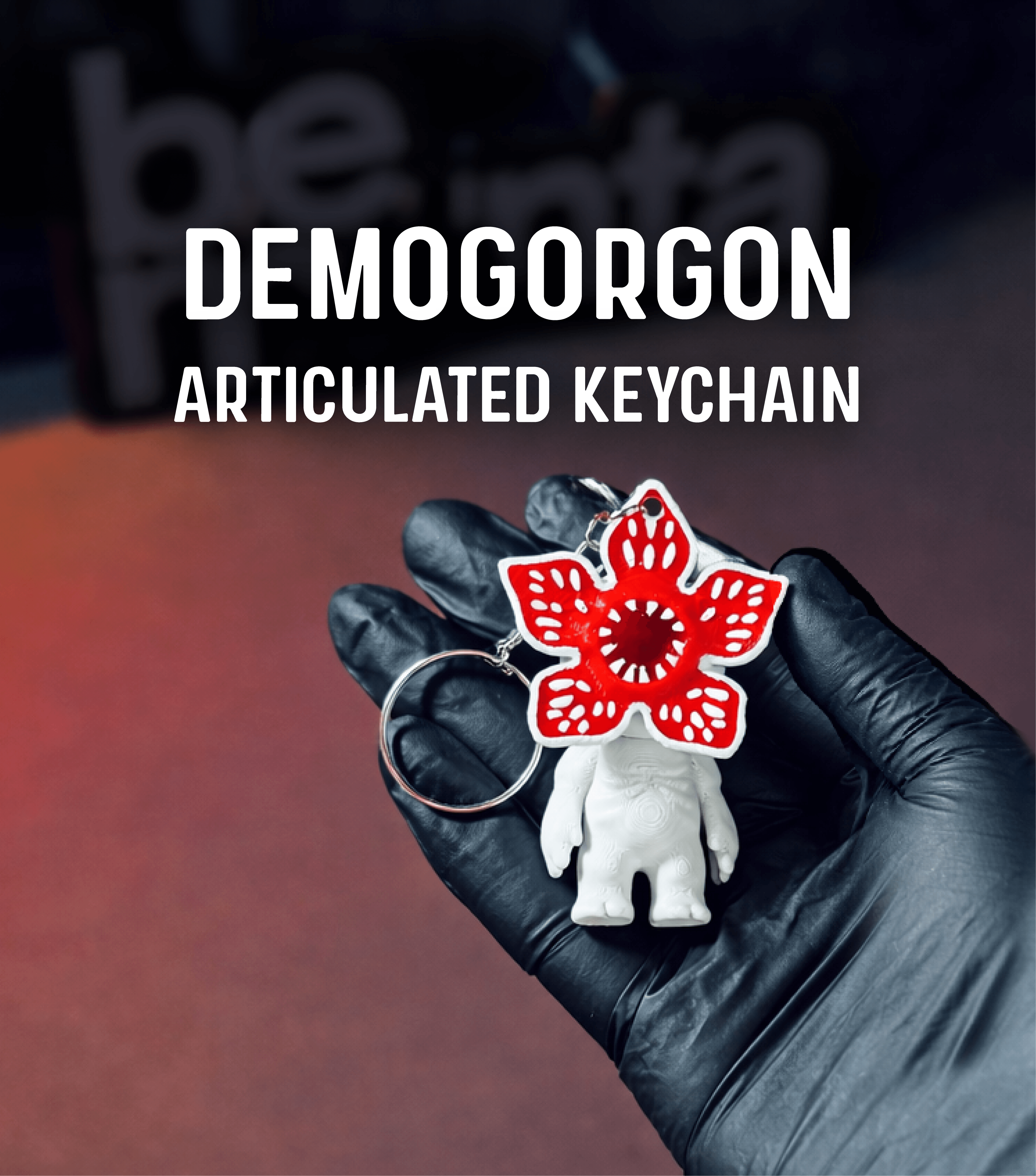 Articulated Demogorgon 3d model