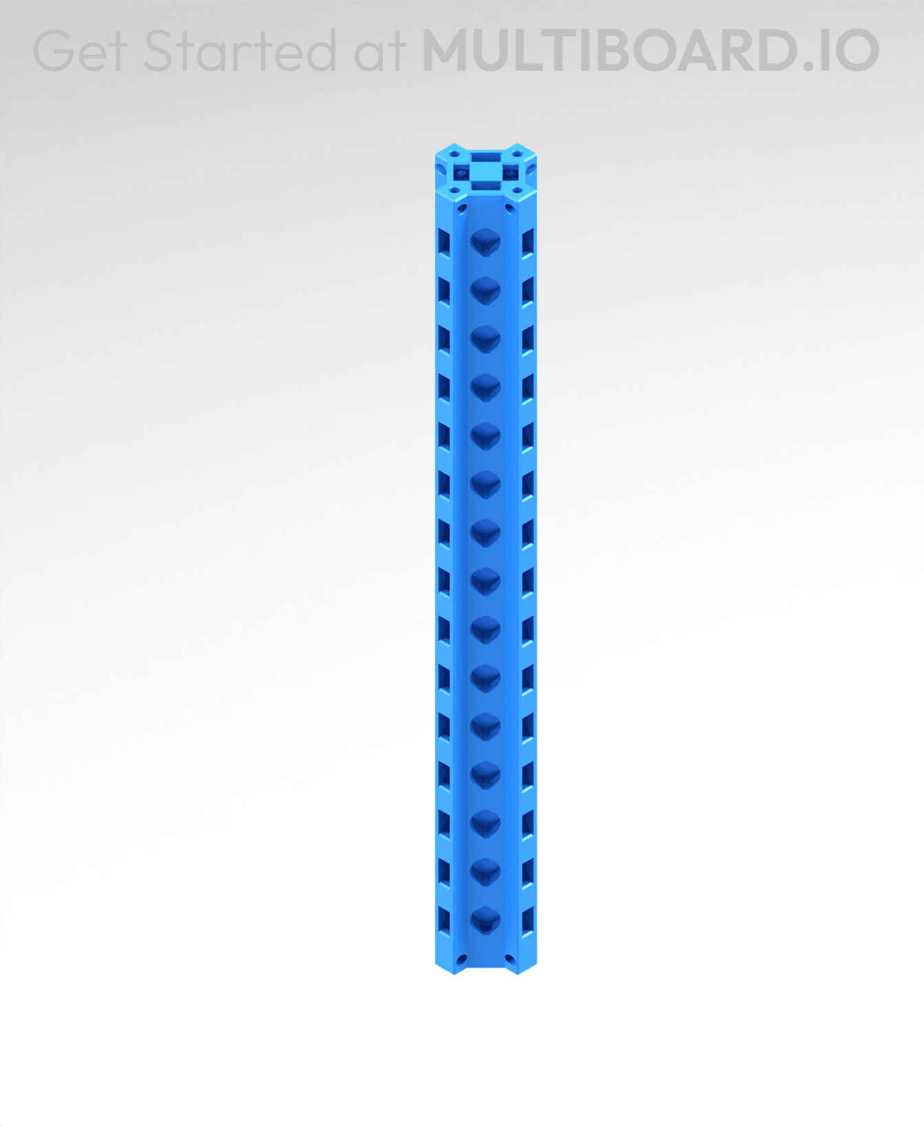 8 MU - Small Thread - X Multiboard Beam 3d model