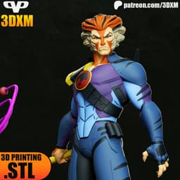 Thundercats Tygra STL for 3D Printing ChibiSTL 3DXM 3d model