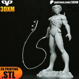 Thundercats Tygra STL for 3D Printing ChibiSTL 3DXM 3d model