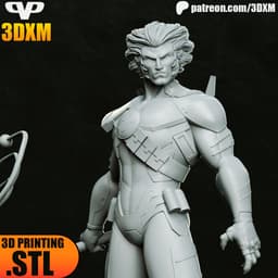 Thundercats Tygra STL for 3D Printing ChibiSTL 3DXM 3d model