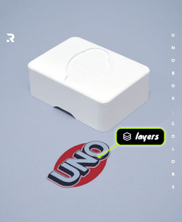 UNO BOX COLORS - Multipart StorageBox *by RNDM3D* 3d model