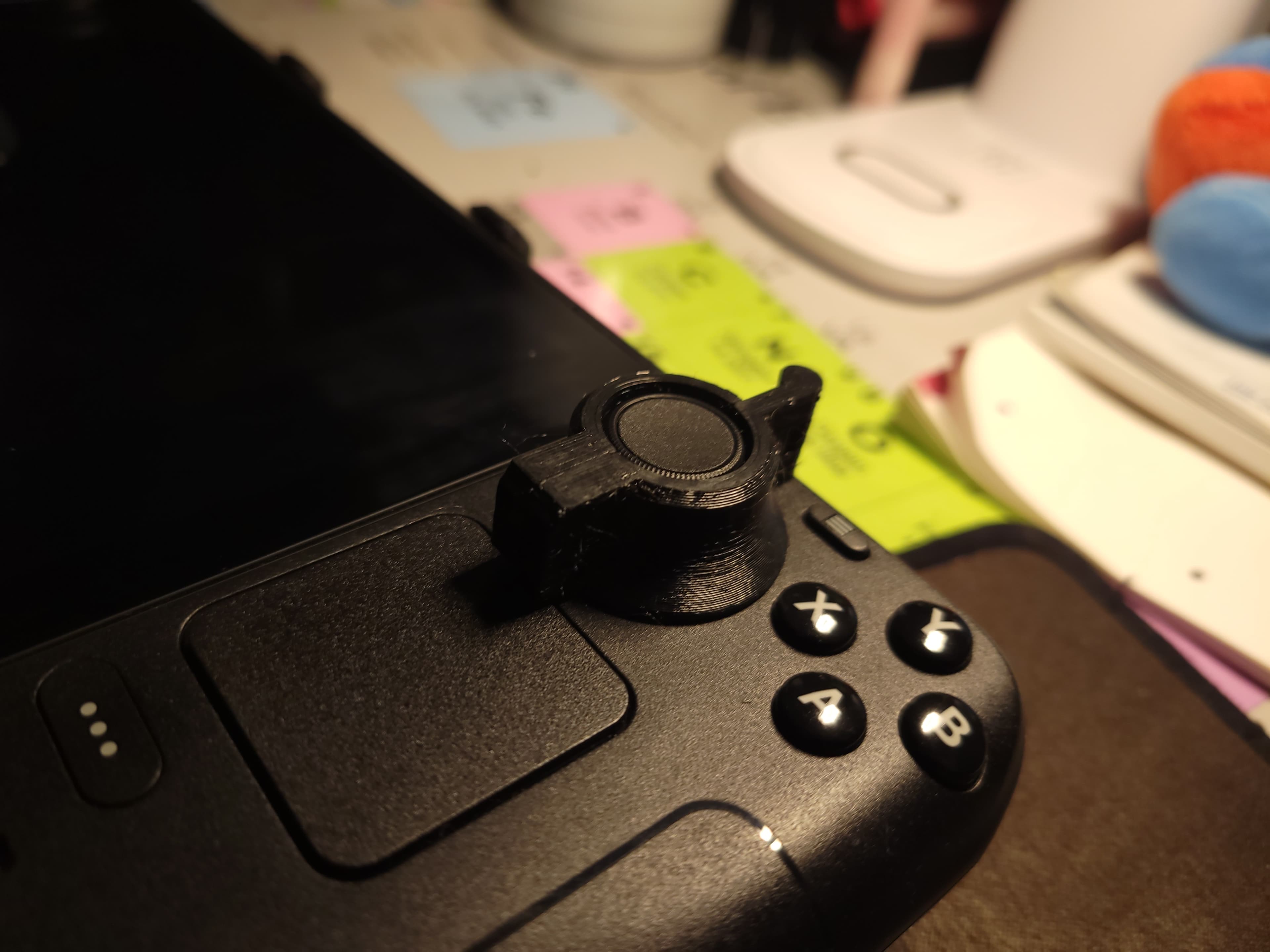 Print in Place Steam Deck Joystick Guard 3d model