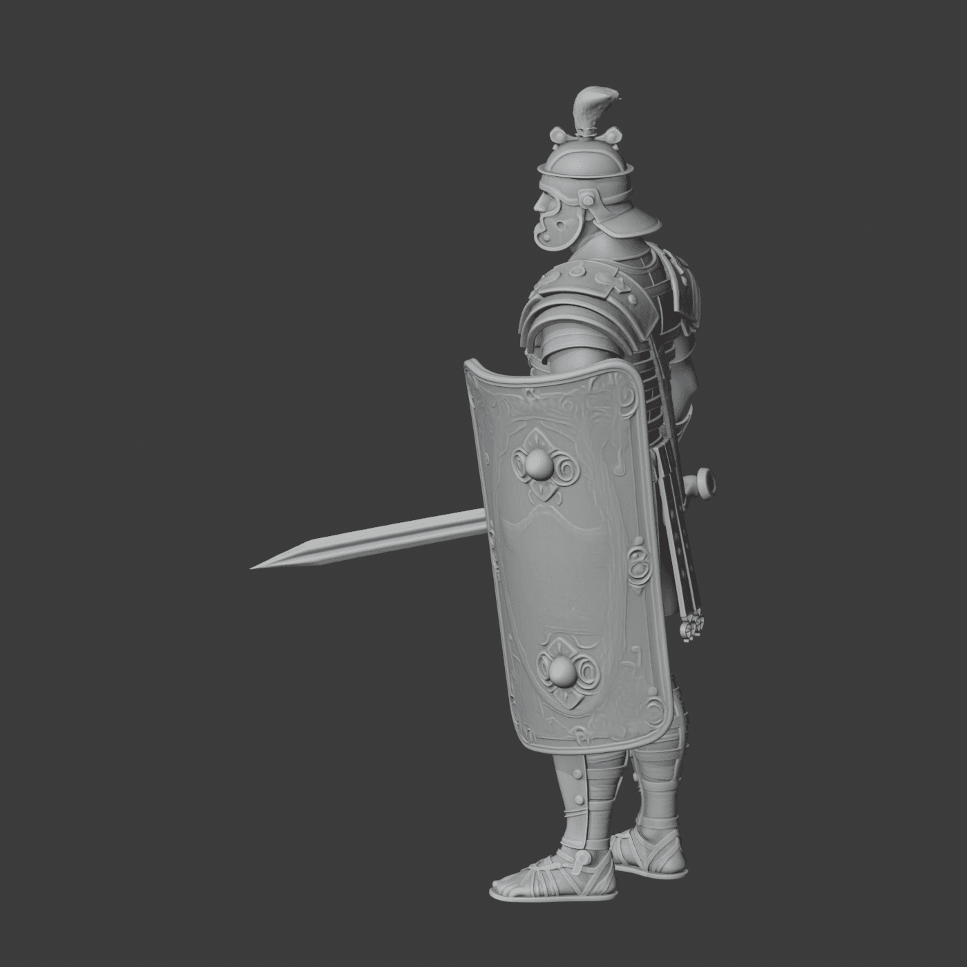 Vitellius Roman Legionary 3d model