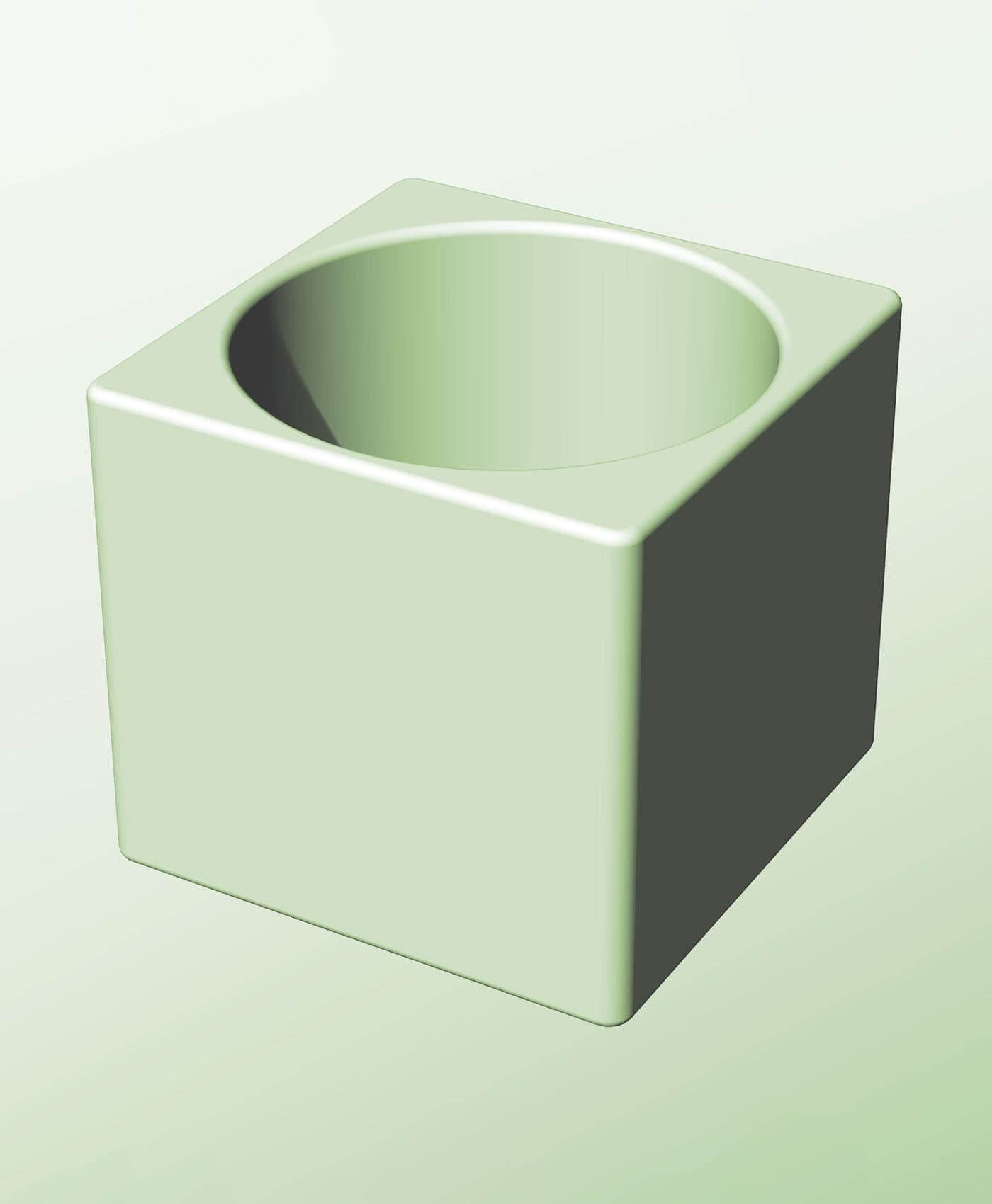 CS128-130 Stacking module bin for modern home decor 3d stl file 3d model