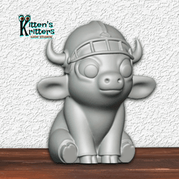 Buffalo Bills Football Team Mascot Figurine 3d model