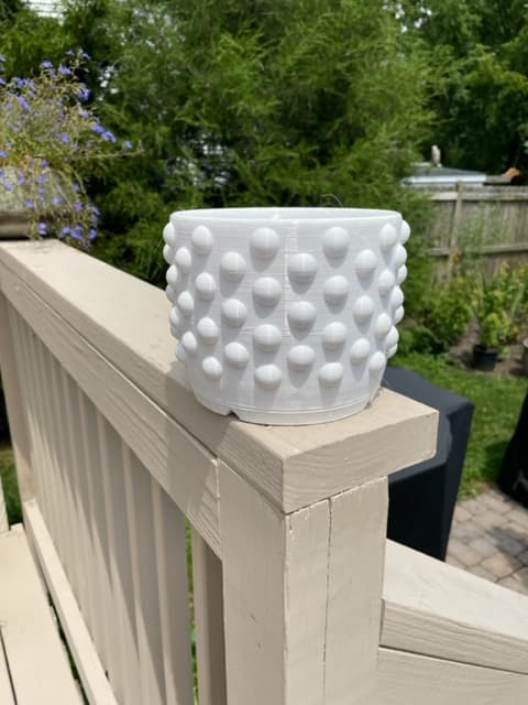 Planter with dots5.stl 3d model