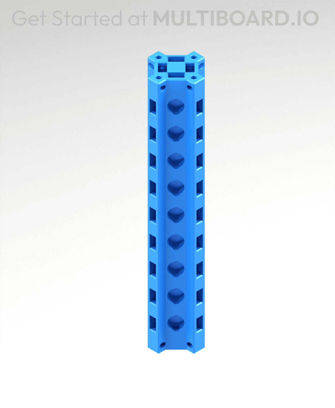 5 MU - Small Thread - X Multiboard Beam 3d model