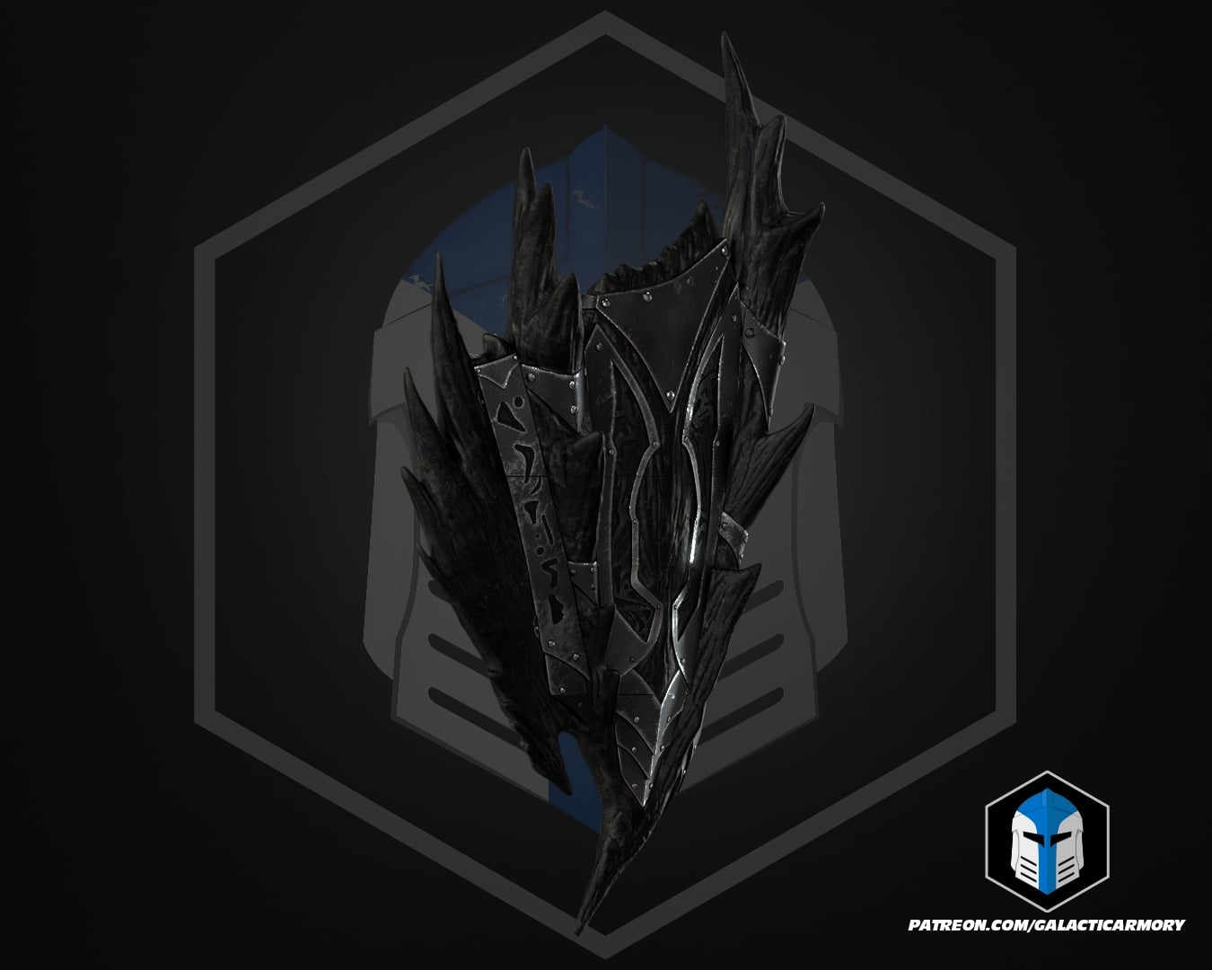 Daedric Shield - 3D Print Files 3d model