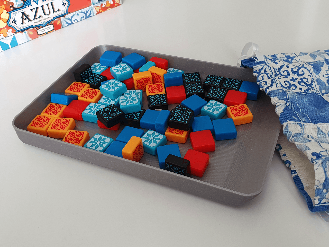 Slim Azul tray 3d model