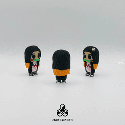 Chibi Nezuko 3d model