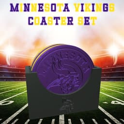Minnesota Vikings Coaster Set (NFL) 3d model