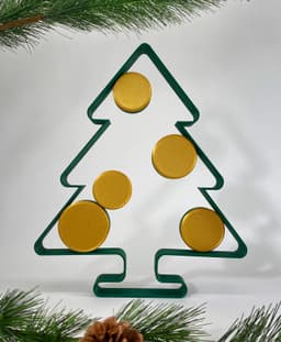 Shelf Ornament Christmas Tree - Christmas Holidays 3d model