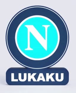 S.S.C. Napoli Sign - LED Strip Compatible 3d model