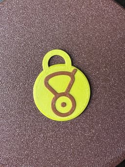 POKEMON UNOWN MMU KEYCHAIN OR BAG PULL “V” 3d model