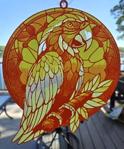 Macaw 2 Part PETG 150x167 mm 3d model