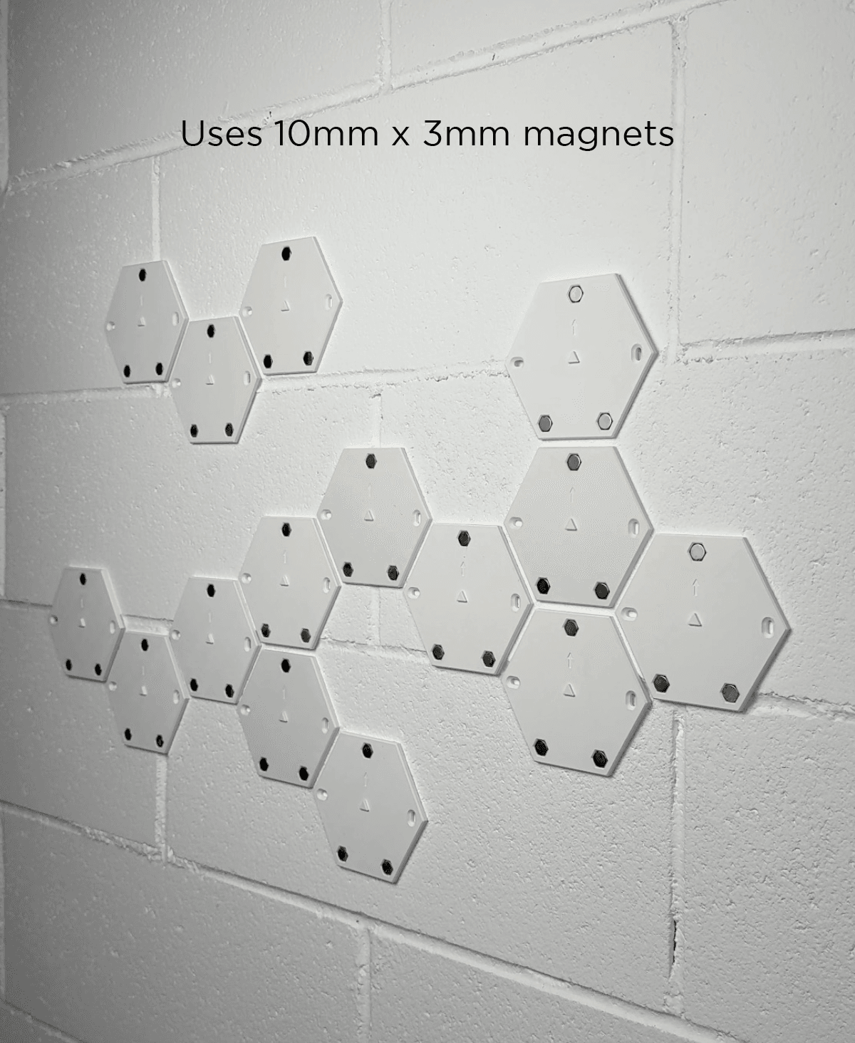 HEDRA, Modular Wall Ecosystem - Starter Pack 3d model