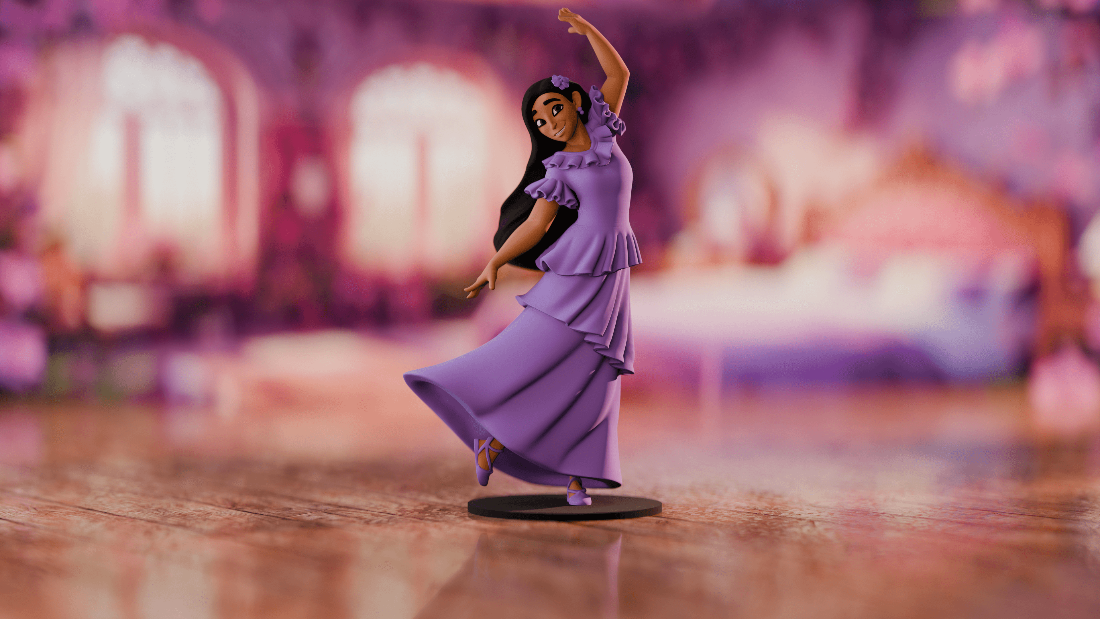 Encanto Isabela Madrigal Collectible Art 3d model