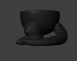 Little Dragon Egg Cup 3d model
