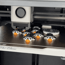 Cute Flexi Pets Penguin (Toy, Keychain & Magnet) 3d model