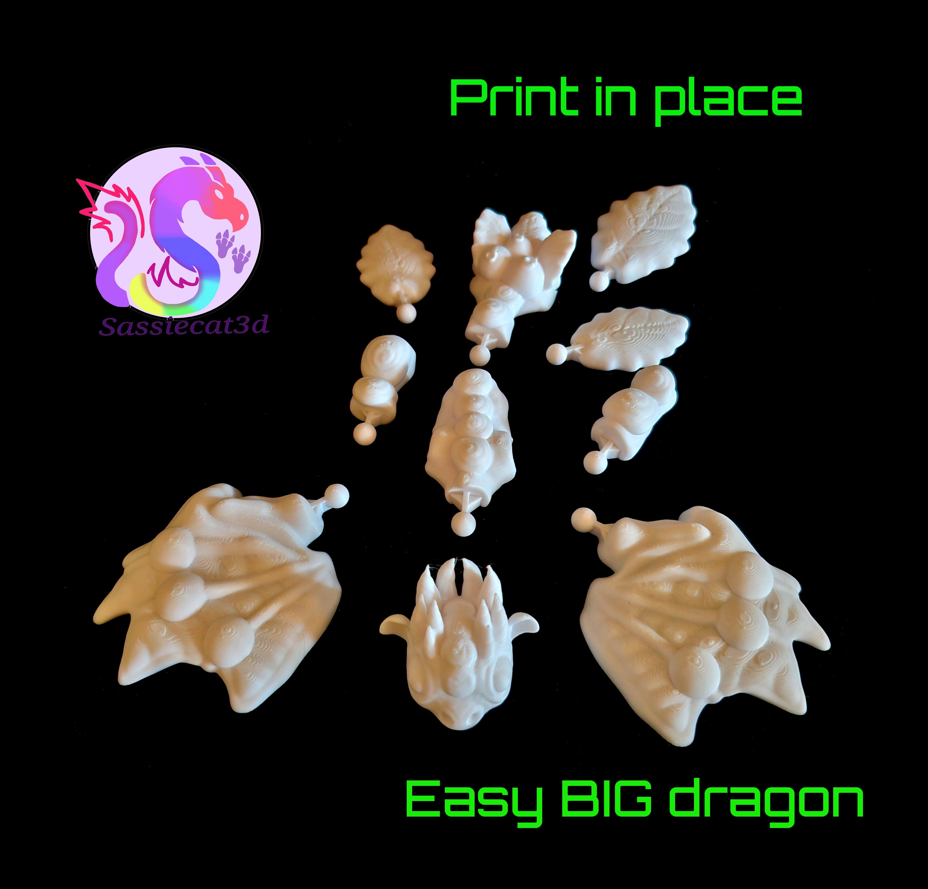 Candy Christmas Dragon B.A.D *Personal Use* 3d model