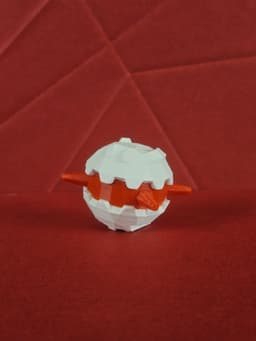 Forretress Low Poly Pokemon 3d model