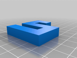 Shower Hook (square 5mm, 6mm, 8mm) small 3d model