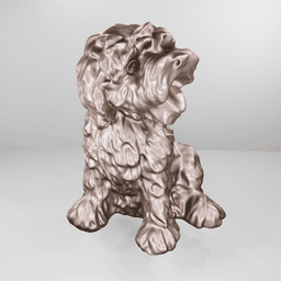 Portuguese water dog 3d model