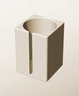 CS96-150-S Slotted container modular stackable module bin box 3d model