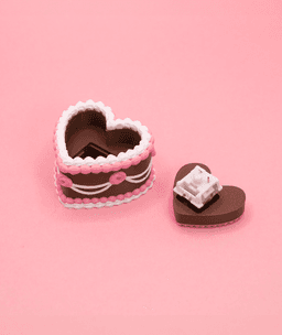 Valentines Vintage Cake Fidget Clicker 3d model