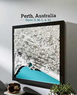 Perth, AU - S, M, L, & XL 3d model