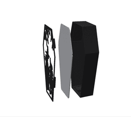 HALLOWEEN COFFIN LED LAMP 3d model