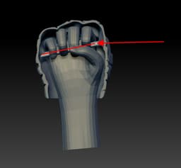 The Thing Hands 3d model