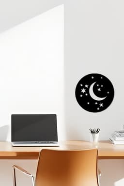 Moon Wall Art, Wall Decor, Home Decor 3d model